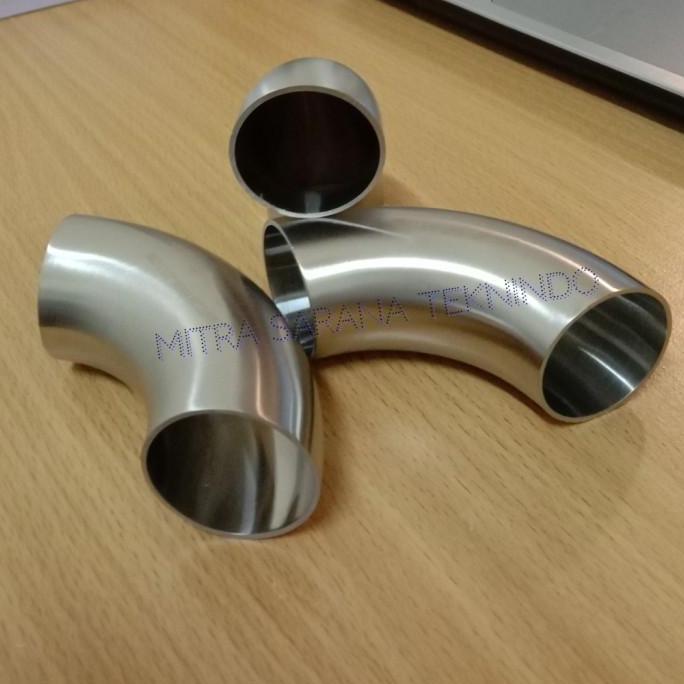 Knee Elbow Sanitary Stainless 316 316L 1" Inch Od Pipa 25.4Mm