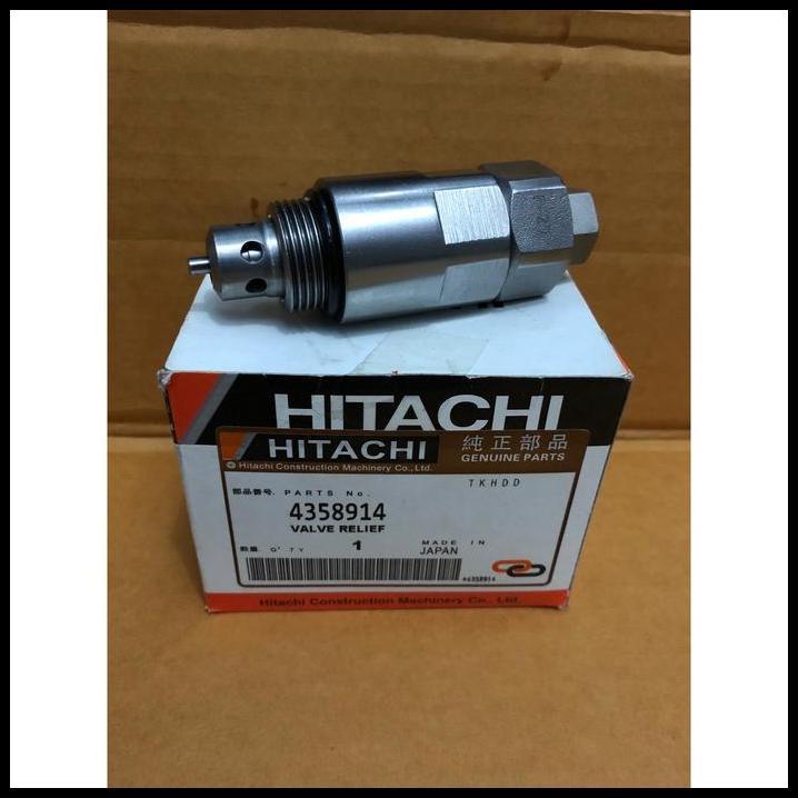 TERBARU 4358914 RELIEF VALVE ZAXIS 200 ZAXIS 210 HITACHI 