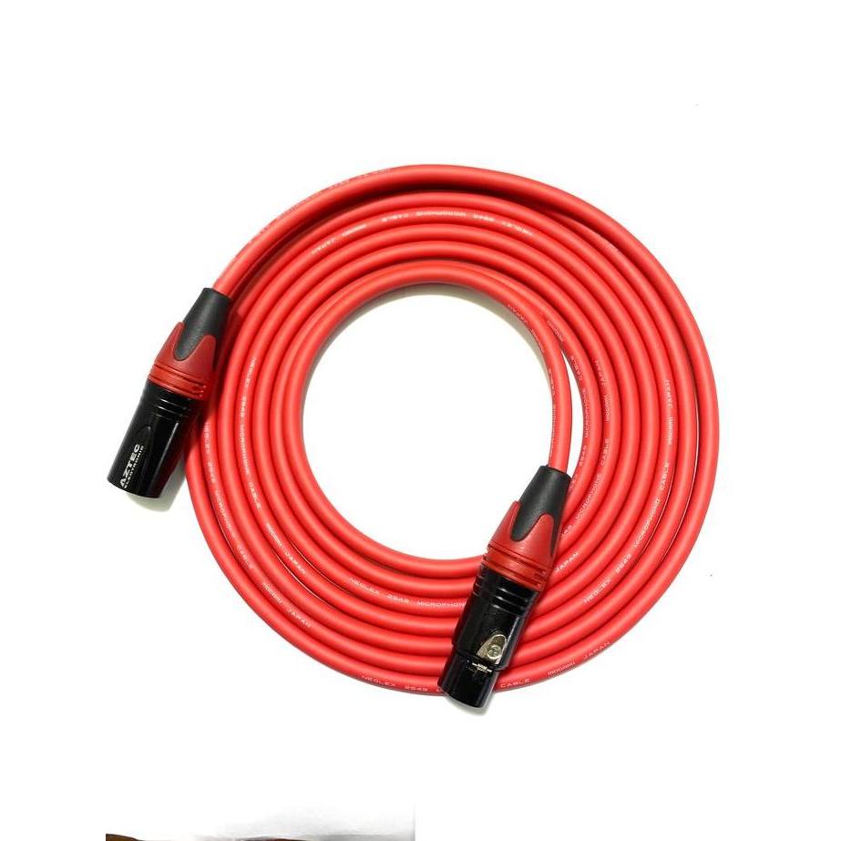 TERLARIS KABEL MIC 4 METER MOGAMI 2549 - XLR MALENTO FEMALE AZTEC GOLD ORINAL