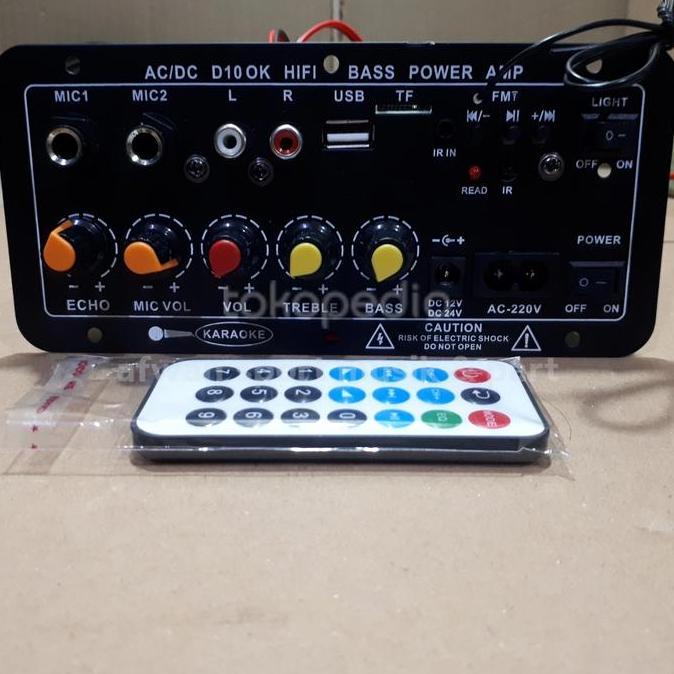 TERLARIS MODUL KIT AMPLIFIER HIFI KARAOKE PORTABLE WITH BLUETOOTH .
