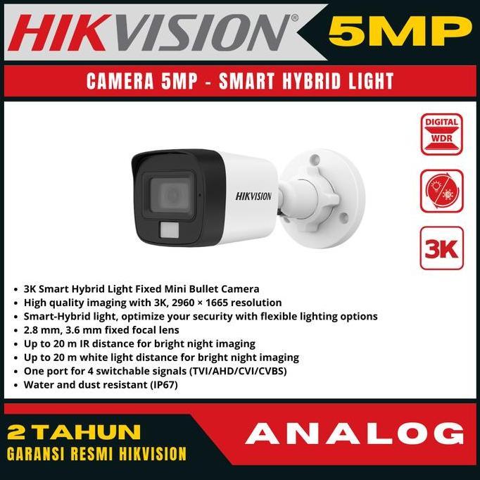 cctv hikvision 5mp turbo hd outdoor kamera camera cctv