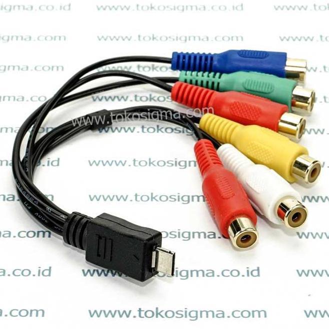 TERLARIS KABEL INPUT AV YPBPR CVBS EZCAP 284