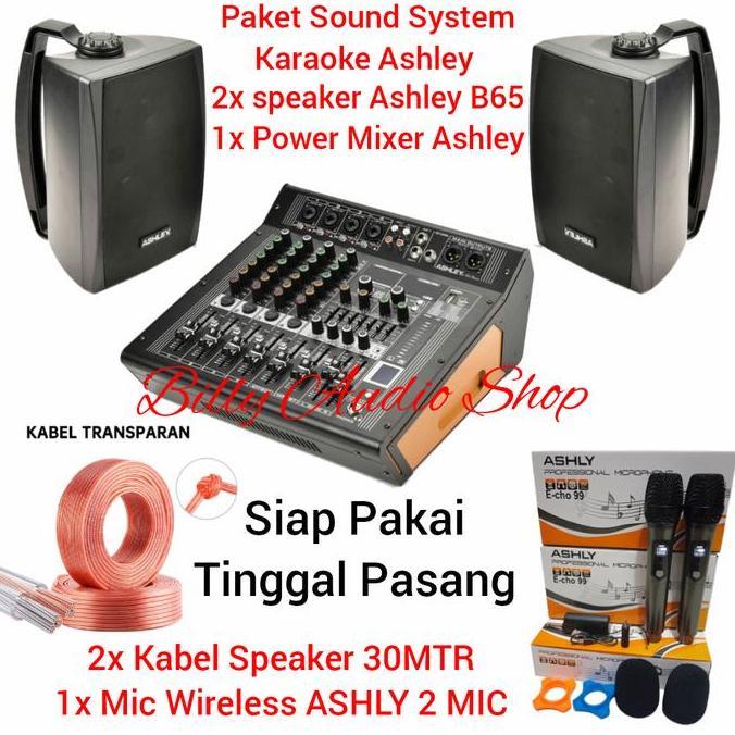 TERLARIS PAKET SOUND SYSTEM KARAOKE ASHLEY SIAP PAKAI