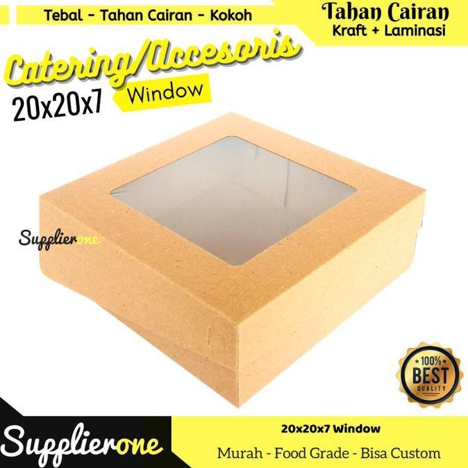 Dus Catering Isi 25 / Box Nasi / Box Nasi / Dus Souvenir ukuran 20x20x7