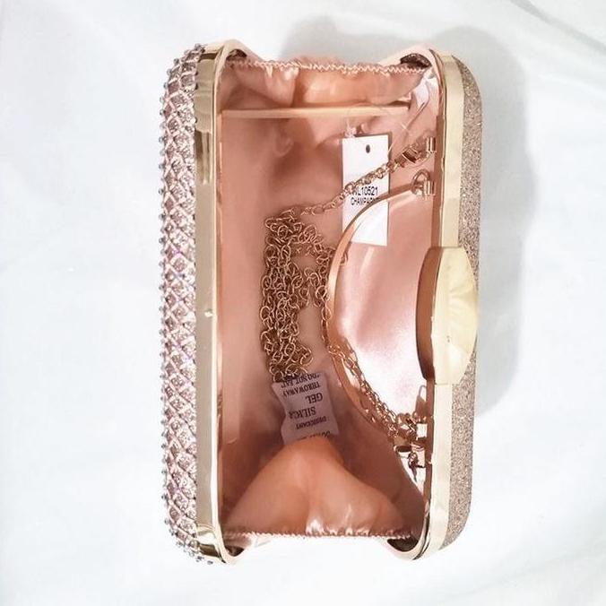 Tas Wanita 3949  Tas Clutch Pesta  Bag  Kondangan Mewah Elegan Tas Wanita Impor