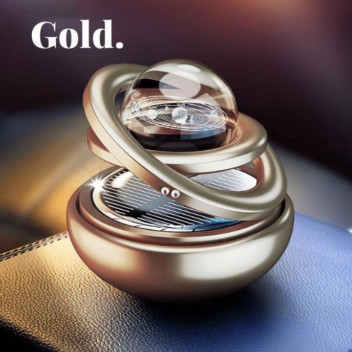 Promo [Gloria] Parfum Mobil Tahan Lama / Pewangi  Car  Energi Matahari Bisa Berputar Bola Krystal Te