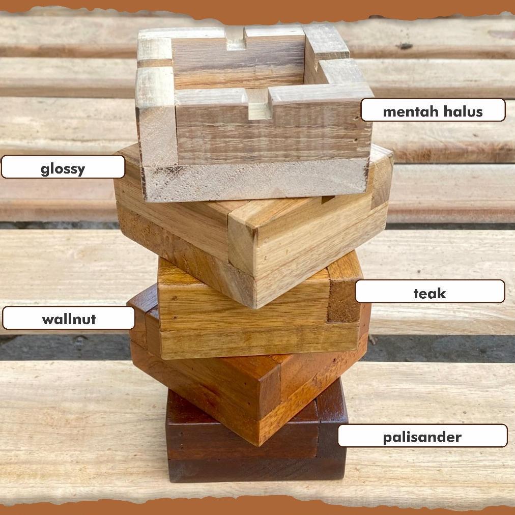 Tahan Lama  Bangku Kursi Anak Belajar Sekolah Tk Paud Minimalis Material Kayu Jati Solid - Kayune -