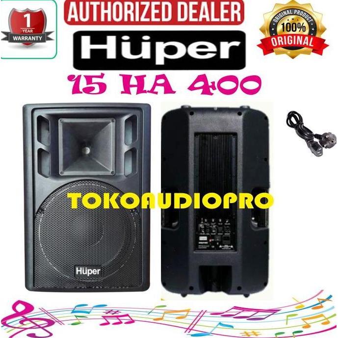 TERLARIS SPEAKER AKTIF HUPER 15HA400 2-WAY SPEAKER AKTIF HUPER 15 HA400