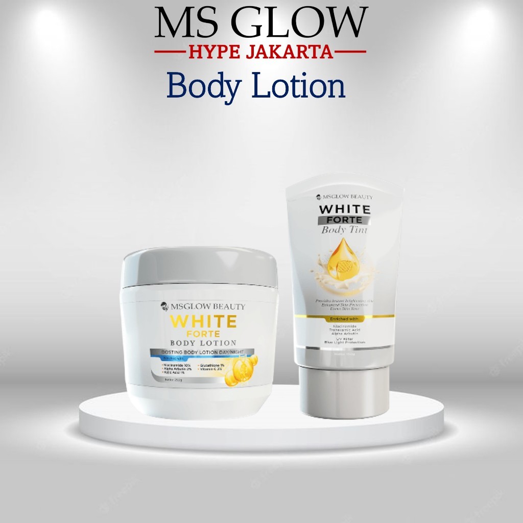 Ms Glow Beauty Hand Body Dosting / Body Tint Pelembab Badan Body Lotion