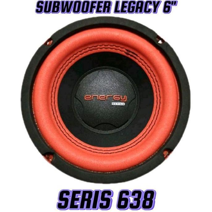 TERLARIS SPEAKER SUBWOOFER DOUBLE COIL 6 INCH LEGACY LG 638
