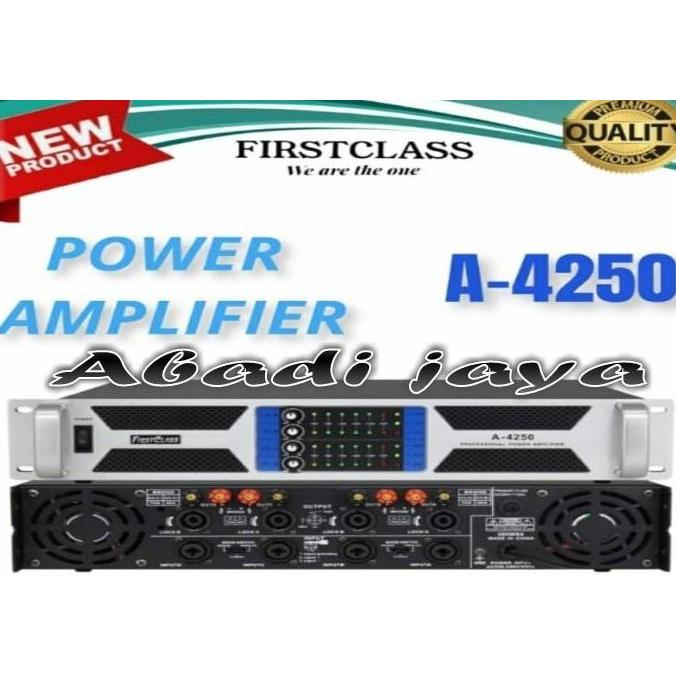 TERLARIS POWER AMPLIFIER FIRSTCLASS A 4250 A4250 4CH FIRST CLASS ORINAL