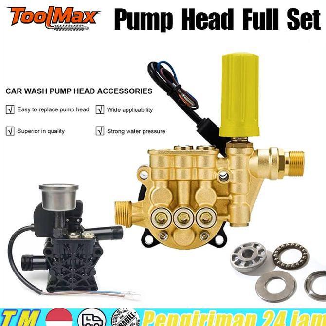 Faminuyi - 1800W Kepala Pompa Pencuci Tekanan Aksesori Pompa Pencuci Tekanan Untuk Mesin Cuci Mobil 