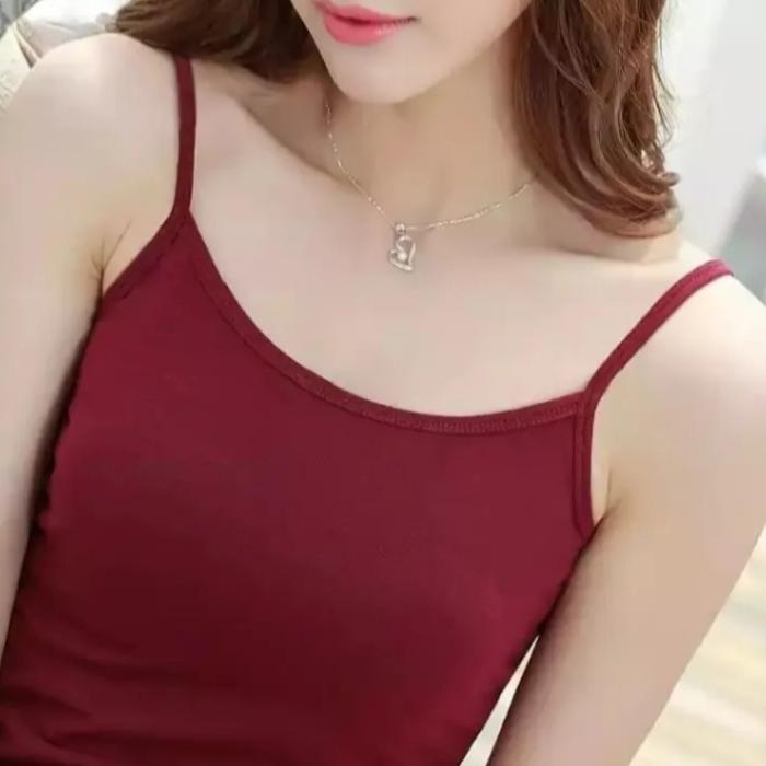 official 6 pcs tank top wanita dewasa , tank top tali kecil , kaos dalam tank top wanita murah, tank