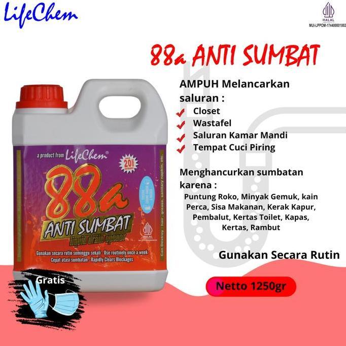 88a Anti Sumbat 1250gr - Pembersih Saluran Tersumbat