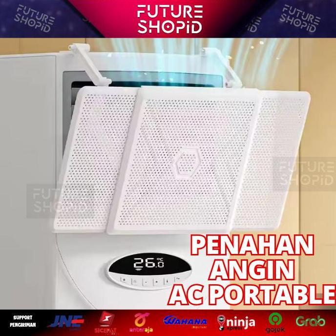 DUDLEY Cover Penahan Angin AC Standing/ Portable Wind Deflector Adjustable