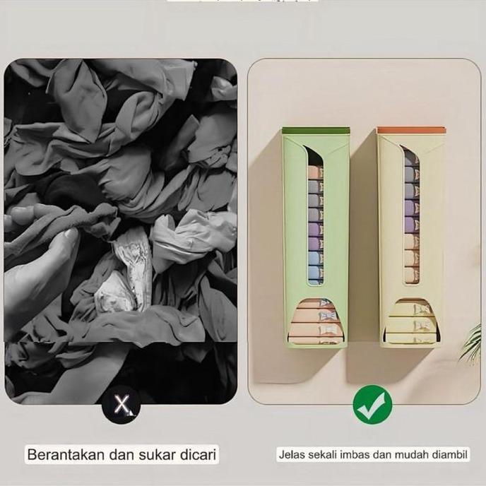Baguss- Vinnatsu Underwear Kotak Penyimpanan Pakaian Dalam Dispenser Multifungsi Penyimpanan Kaus Ka