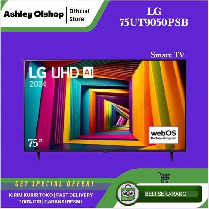 TERLARIS LG 75UT9050PSB 75 INCH 4K SMART TV LG 75 INCH UT9050 4K UHD SMART TV LG