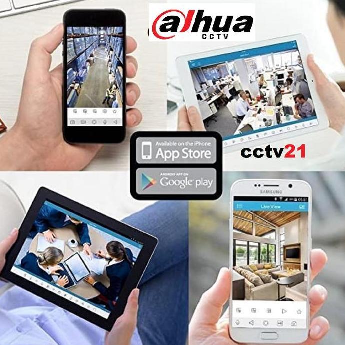 TERLARIS PAKET LENGKAP 4CH / IP CAMERA / CCTV / POE+AUDIO DAHUA 2MP +NVR+HARDDISK+KABEL GARANSI RESM