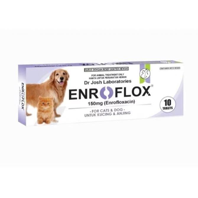 Promo Best In Show Enroflox 10tabs - Obat Antibiotik Anjing & Kucing Diskon