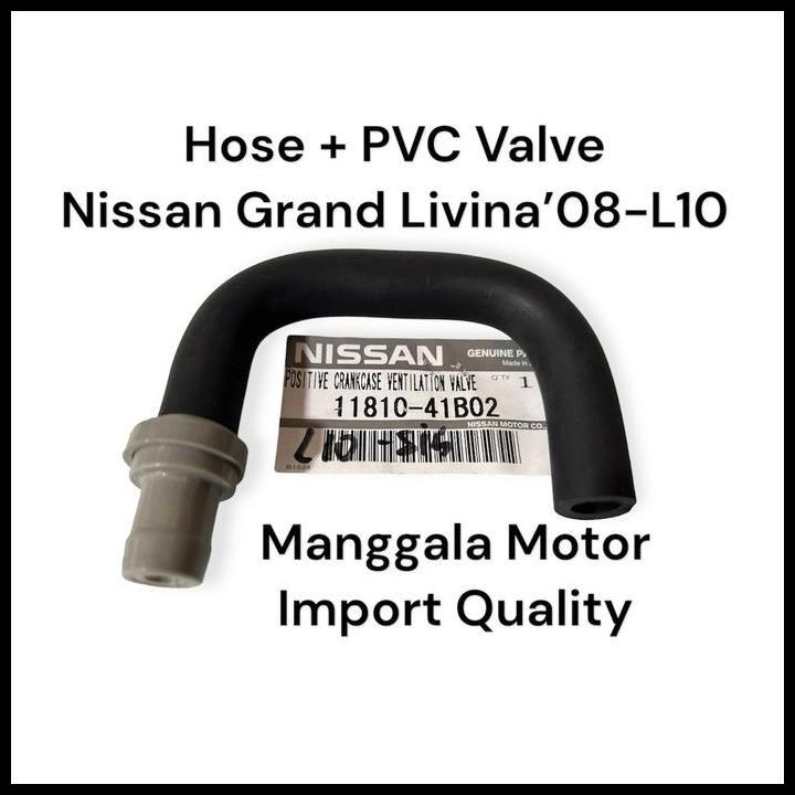 TERBARU SELANG HAWA + PVC VALVE NISSAN GRAND LIVINA THN '08-L10, KUALITAS IMPORT