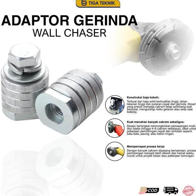 Ring Adaptor Gerinda untuk Mesin Bobok Tembok Beton