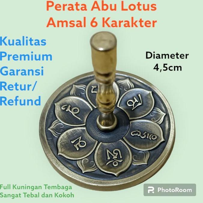 Perata Abu Lotus Tempat Dupa Hiolo untuk cetak Serbuk Hio Pembakaran