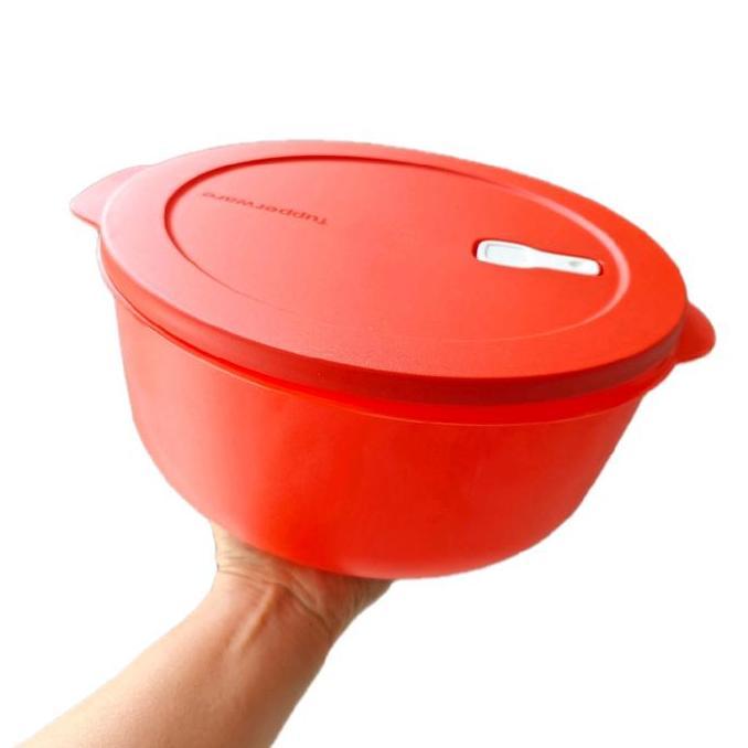 modular bowl crystalwave 4 liter mangkuk dengan tutup berkatup untuk microwave wadah penyimpanan mas