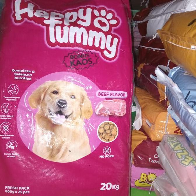 Promo Makanan Anjing Happy Tummy Dog 20 kg Diskon