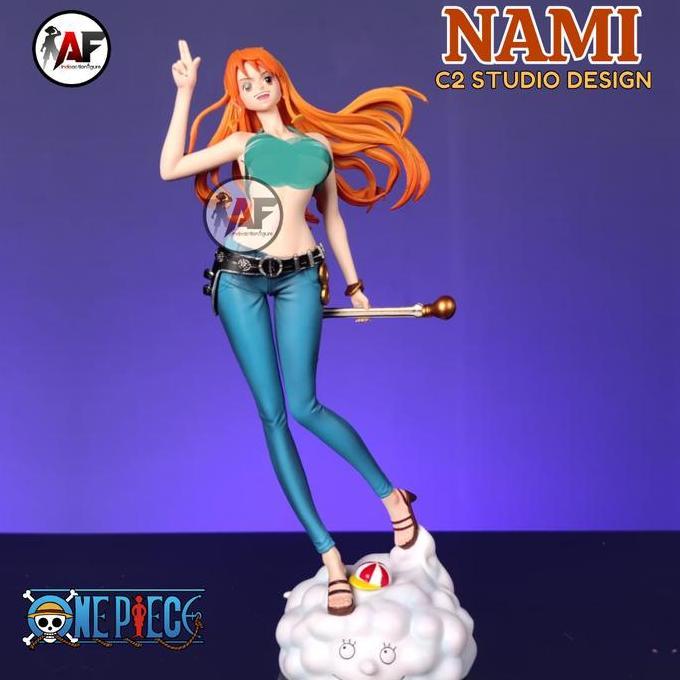 Aderizkyy77 - Statue Action Figure One Piece Nami C2 Studio Design Recast