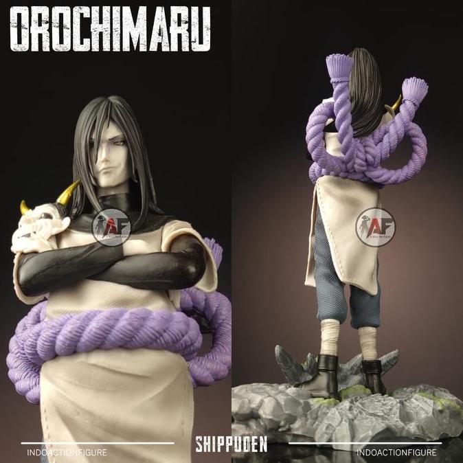 Aderizkyy77 - Statue Action Figure Naruto Uchiha Itachi Edo Tensei, Kabuto YZ Studio, Orochimaru Bra