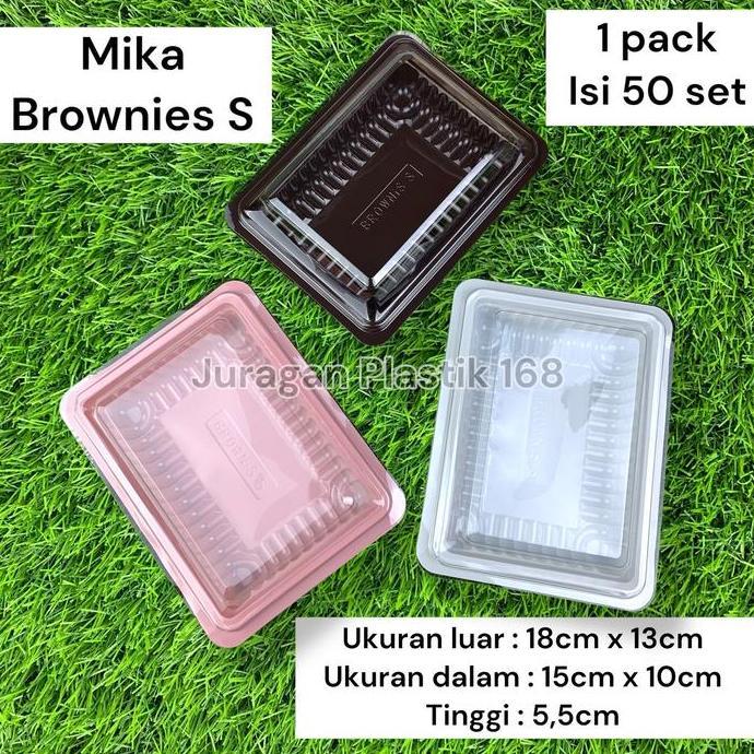 Pass- Mika Brownies S - Size S Kecil - Kotak Bento Nasi Kuning - Tray Bento
