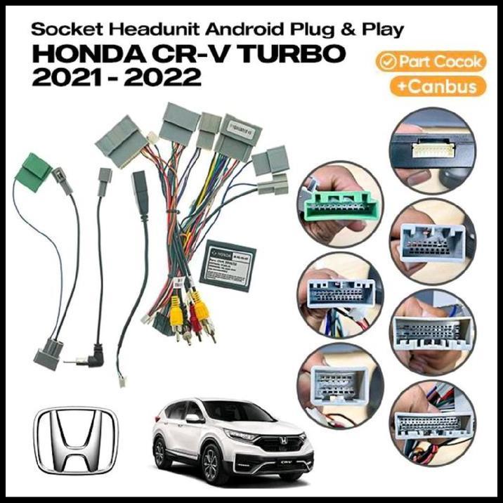 TERBARU SOCKET SOKET KABEL PNP  + CANBUS HONDA CRV TURBO 2021 2022 2023