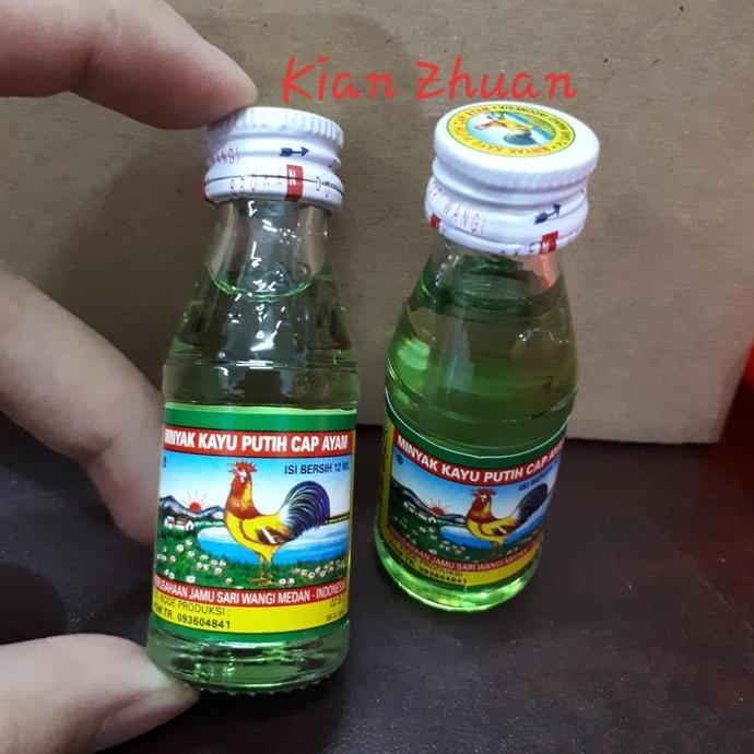 Minyak Kayu Putih Cap Ayam 12ml / Minyak Kayu Putih Medan