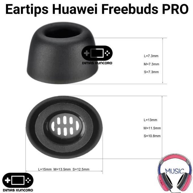 Eartips Huawei Freebuds PRO silicone silicon eartip replacement rubber huawei freebuds pro