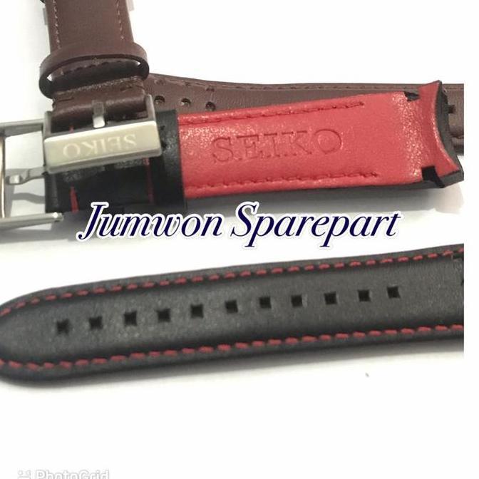 STRAP TALI SEIKO BARCELONA BARCA SPORTURA LEATHER SEIKO KULIT PREMIUM