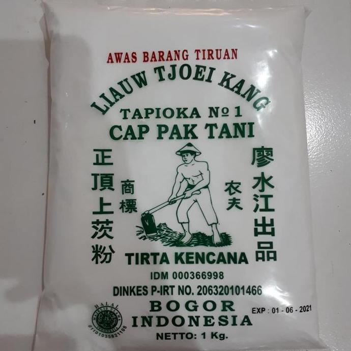 Tepung Tapioka cap Pak Tani 1kg