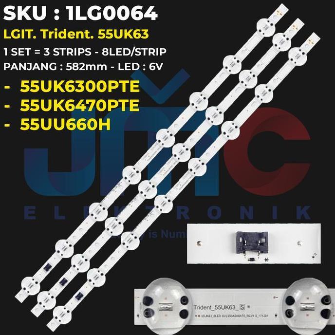 TERLARIS BACKLHT TV 55 INCH 55UK6300PTE 55UK6300PTE.ATITLJD 55UK6470PTE 55UU660H