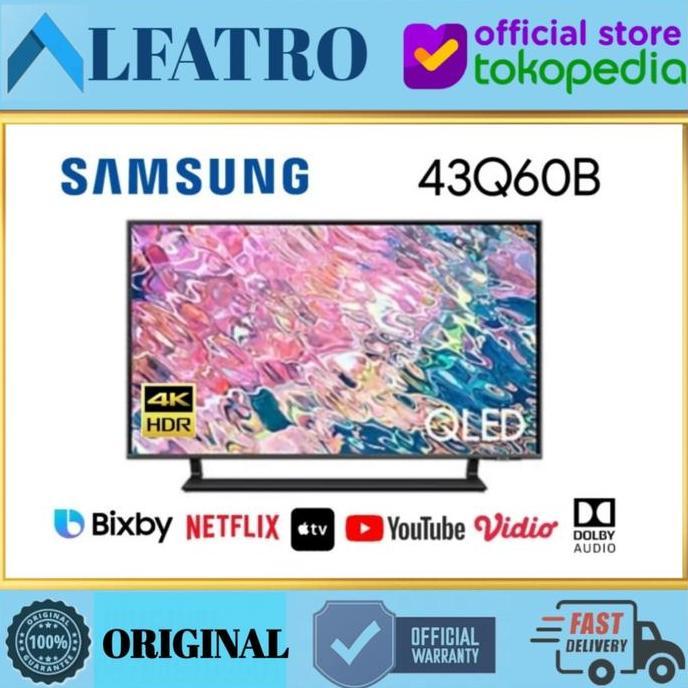 TERLARIS SAMSUNG TV 43 INCH 43Q60B QLED 43Q60BAKXXD 4K SMART TV 43Q60