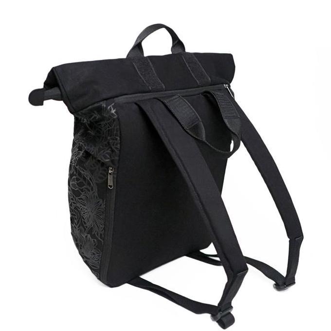 New Sackai Symmetria Rolltop Backpack The Analog artwork - black