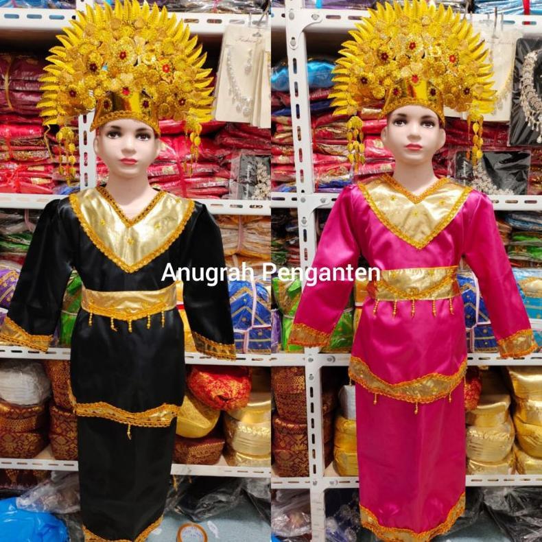 Diskon Baju Carnaval Minang Anak Perempuan/Baju Tari Minang Tk-Sma