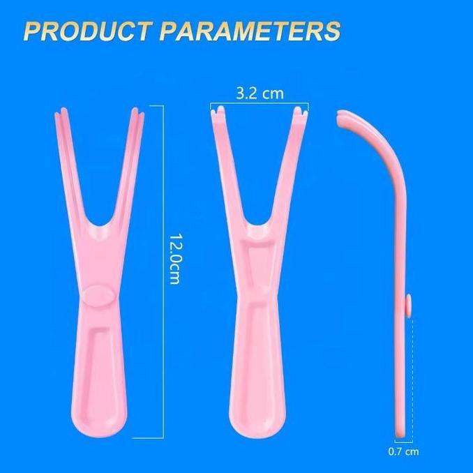 Y Shape Floss Holder Handle Reusable Floss Gigi Bentuk Y Untuk Gigi Belakang Oral Care Kit Dental