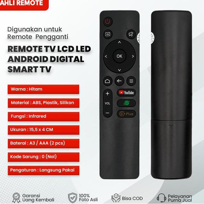 Remote TV Coocaa Smart TV 32S3U 40S3U / Remot Coocaa LCD LED Smart
