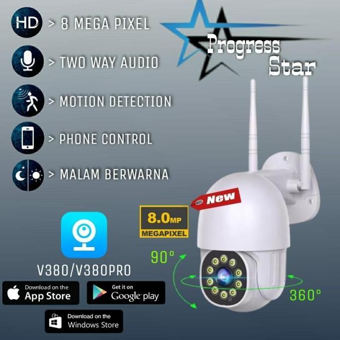 TERLARIS!! IP CAM V380 OUTDOOR 5MP / SMART WIFI V380 PANTAU JARAK JAUH
