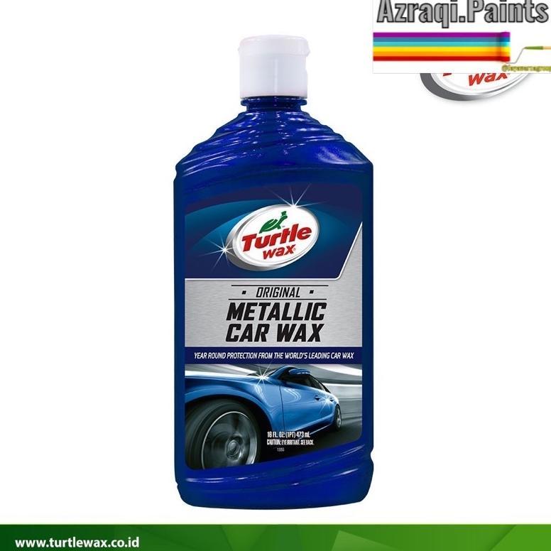 NEW TURTLE WAX METALLIC CAR WAX BIRU ( 473 ML ) PENGKILAP MOTOR & MOBIL [terbaik][terlaris]