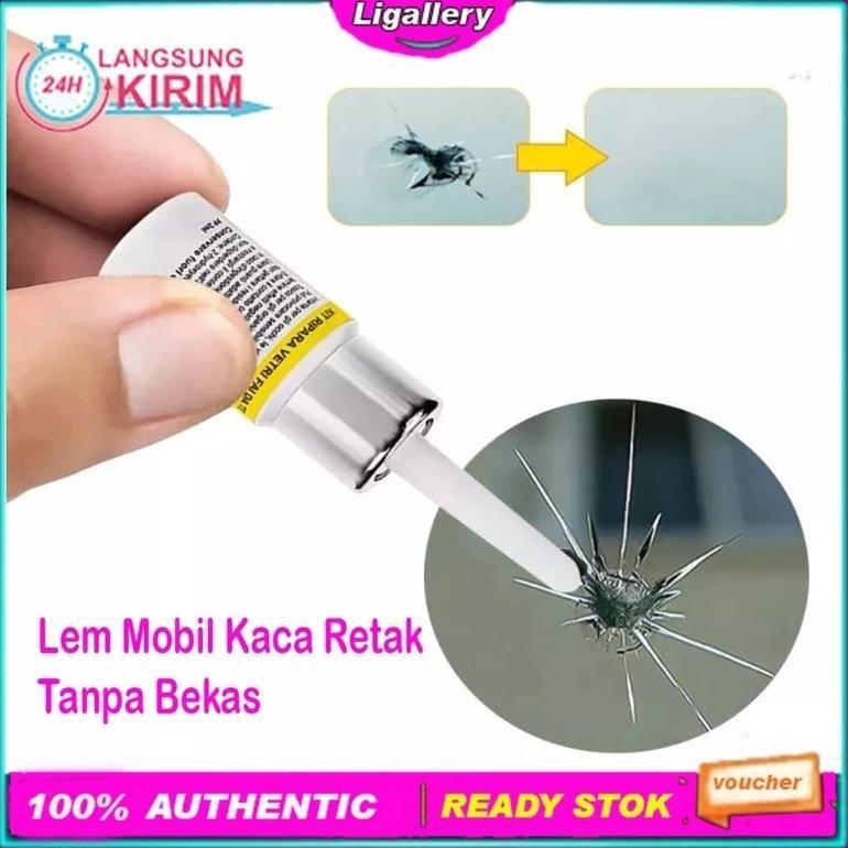 NEW Lem Mobil Kaca Retak Lem Kaca Mobil Retak Tanpa Bekas Lem Kaca Aquarium Paling Kuat Perbaikan Ki