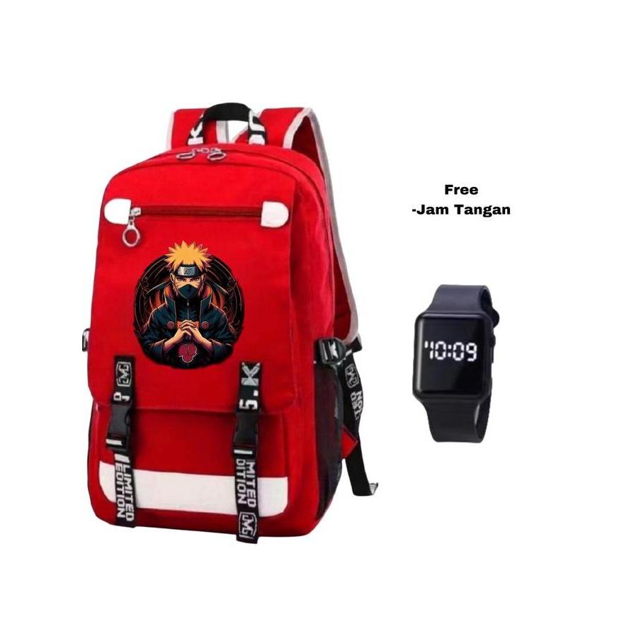 TAS NARUTO - TAS ANAK SD GAMBAR NARUTO - TAS ANAK KARAKTER NARUTO - TAS RANSEL ANAK GAMBAR NARUTO - 