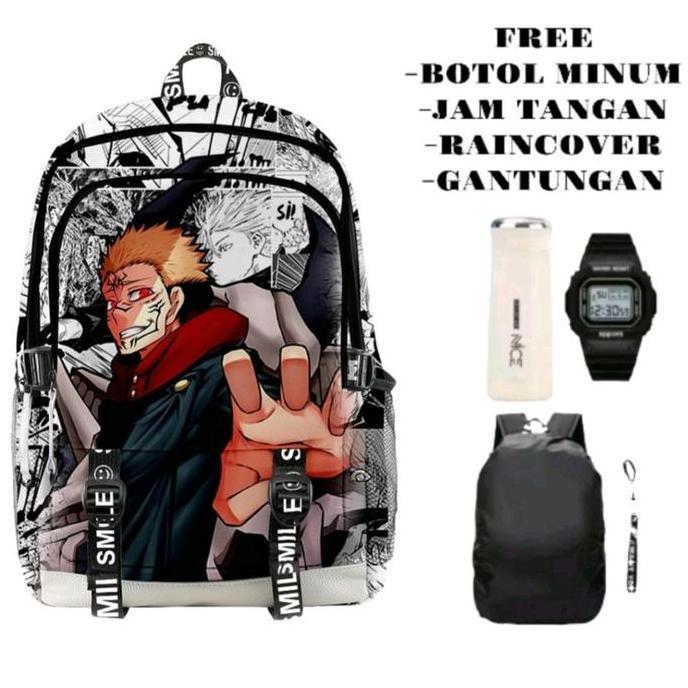 tas anak laki laki motif anime terbaru tas ransel sekolah anak laki laki sd smp Fashion