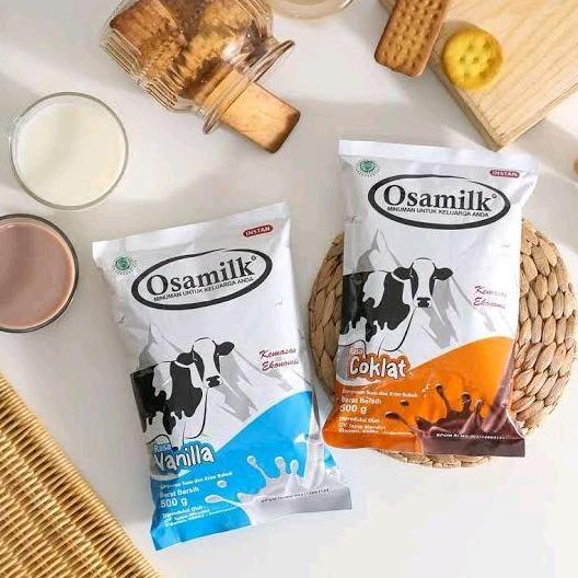 lydiaowbear - susu osamilk 500gr 100% original - bubuk sapi full cream tanpa aditif buatan dan bahan