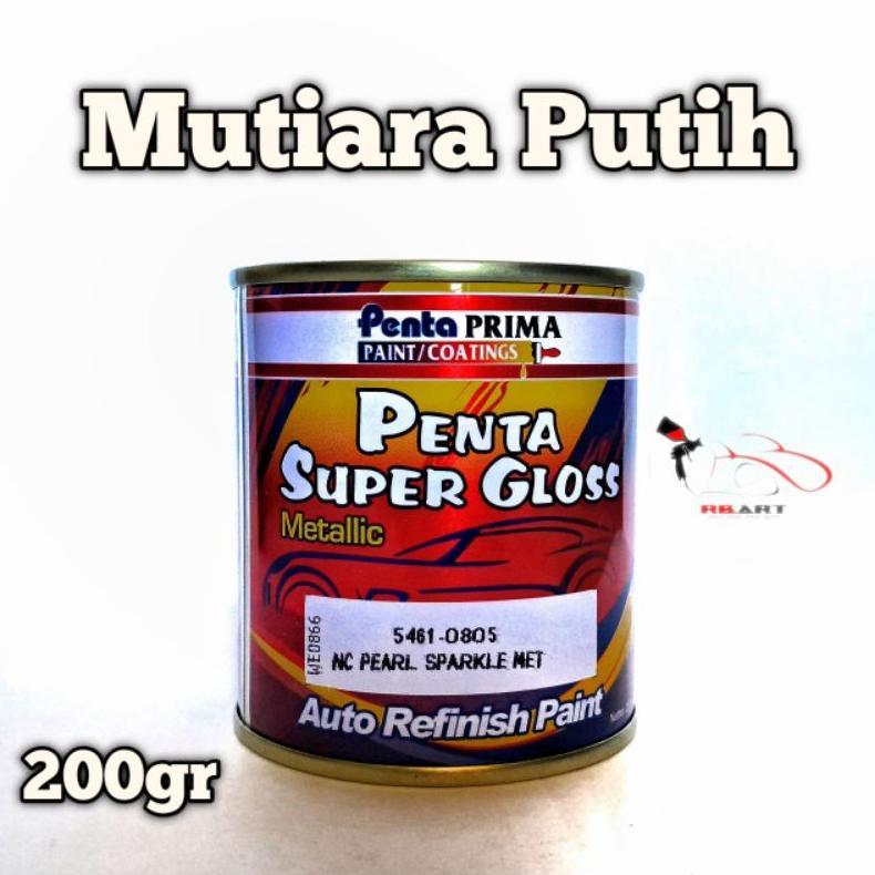 NEW Cat mutiara/lembayung Putih (penta gloss) [terbaik][terlaris]