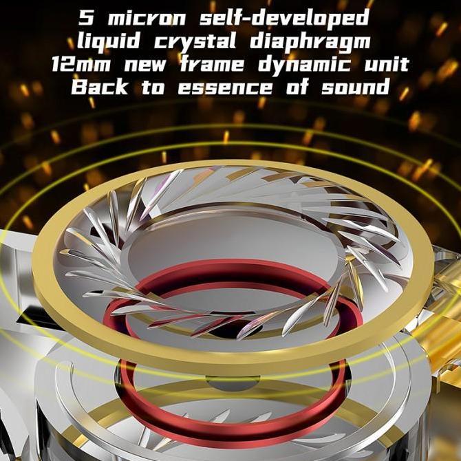 Kz Esx 10Th Anniversary Basshead Earphone With Mic - Garansi Resmi